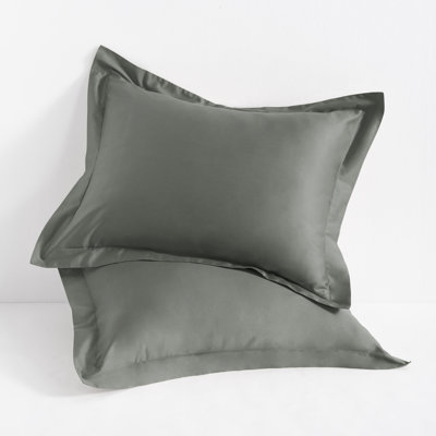 Egyptian-Quality Cotton Sham Covers, 500 Thread Count Cotton Sateen Square Pillow Covers - NTBAY