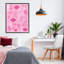 «Lips Bows & Bears» sur giclée rose encadrée, design par Ziwei Li-1950310993-1950310992