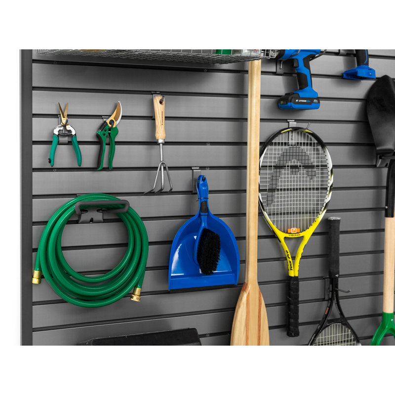 Steel and Plastic Multipurpose Slatwall Hook Kit