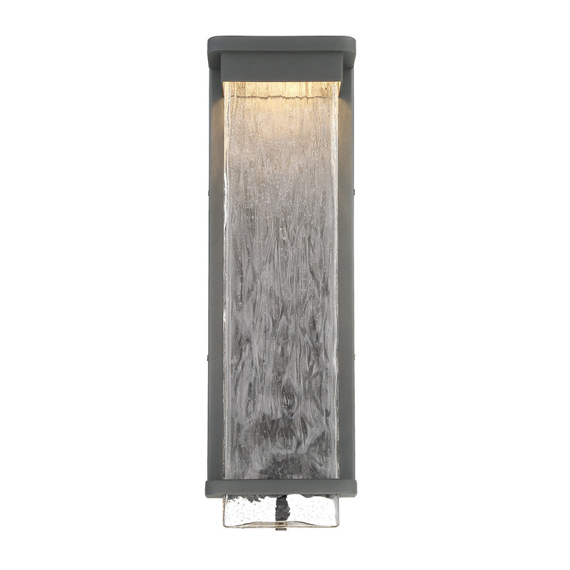 Vitrine LED Outdoor Flush Mount, Black, 21" H x 6.5" W x 4" D