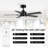  42" Ceiling Fan with Light and Remote, 6-Speed Quiet Reversible DC Motor, 3CCT LED, Modern 5-Blade Ceiling Fan for Bedroom, Living Room-778436127
