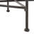 Outdoor Iron Table With Black Brush Silver Finish, 16.50"D X 16.75"W 16"H, Blends Chairs And Coffee Tables, Assembly Required End For Space, Matches &