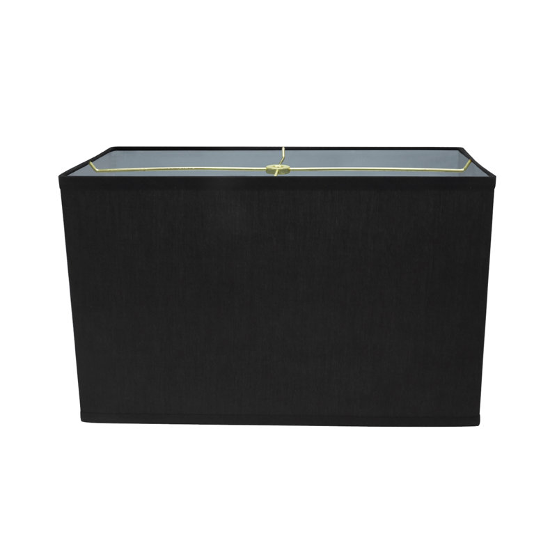 10 in. H Cotton Rectangle Lamp Shade
