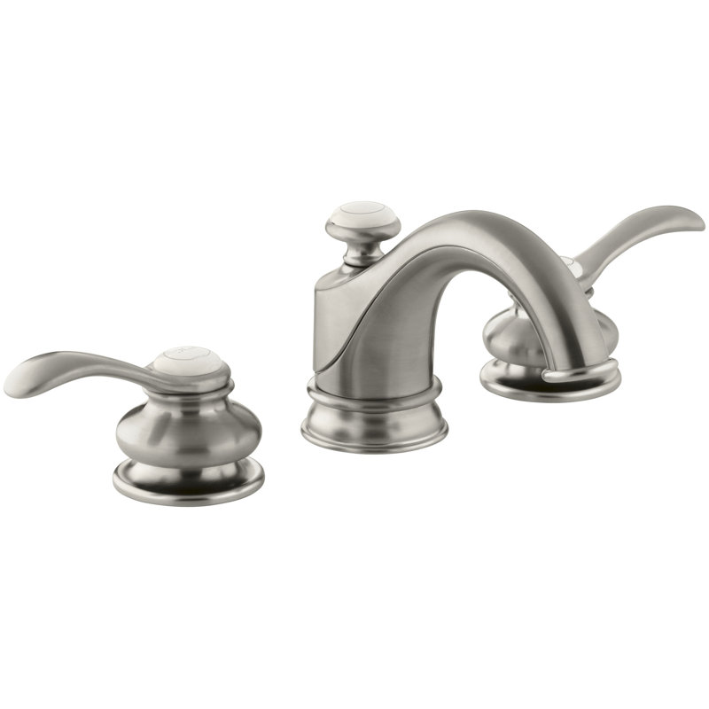 Robinet de salle de bain avec drain Fairfax, Nickel brossé éclatant