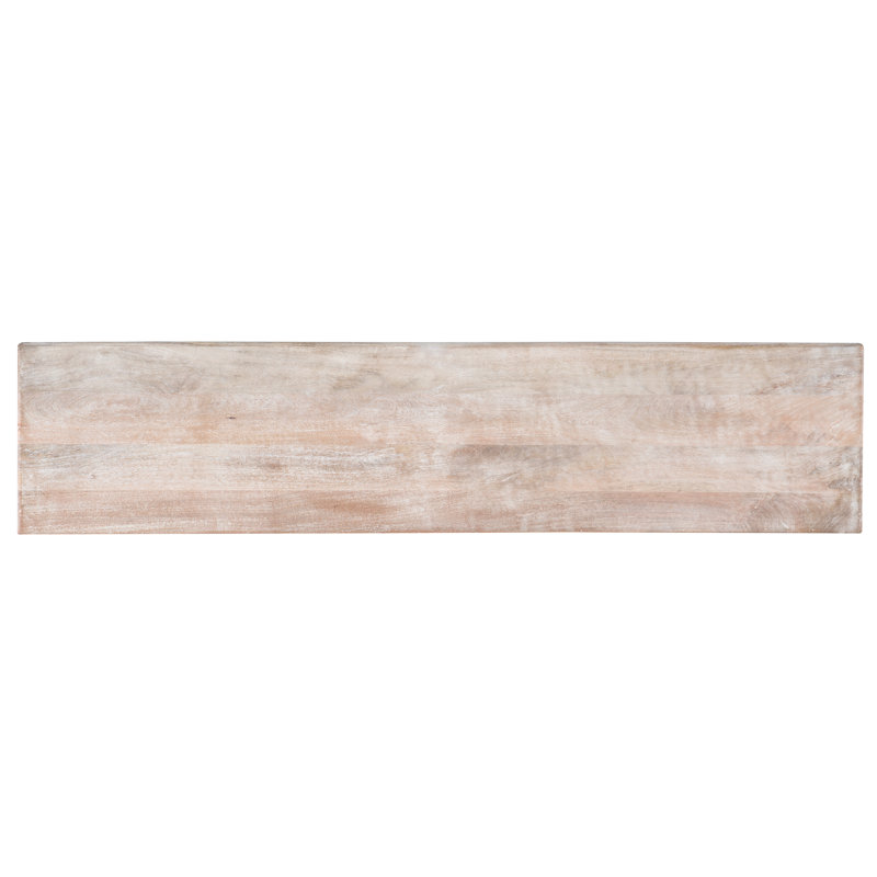 Melange 79.5'' Gray and White Solid Wood Sideboard