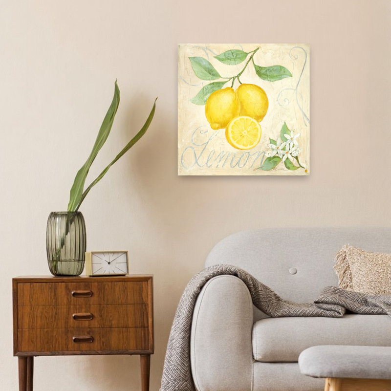 Art mural abstrait et floral, 24" H x 24" W