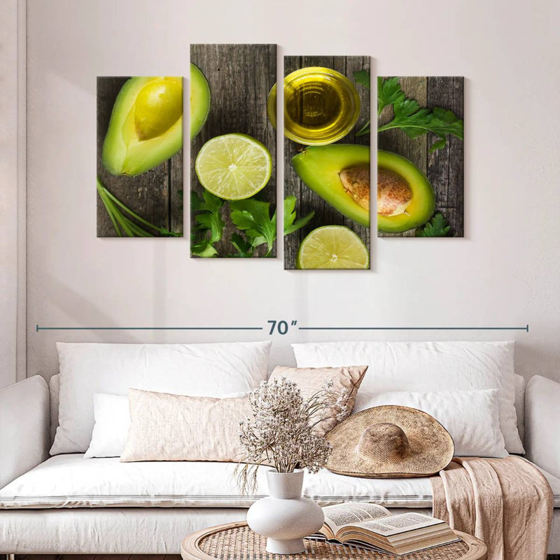 Yarlin Organic Avocados, 32" H x 52" W