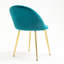 Persephone 46 cm H Velvet Queen Anne Back Side Chair-293959439