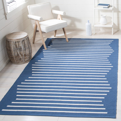 Estyn Hand Woven Cotton Striped Rug