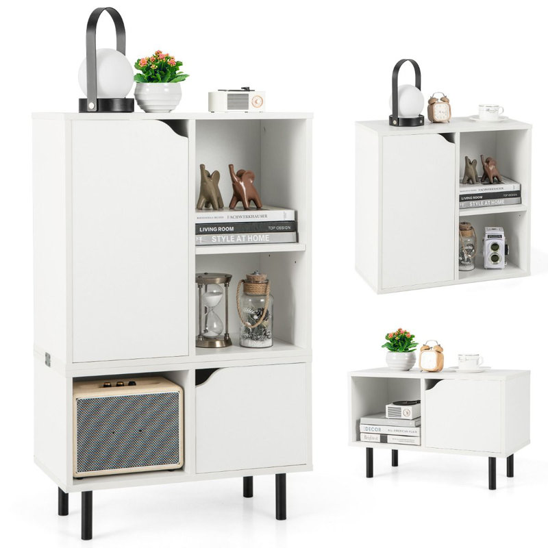 96cm H x 60cm W Metal Bookcase