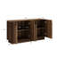 Buffet incurvé 60 po avec tablette réglable et 4 portes-1871146046