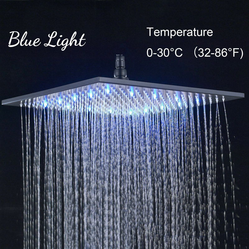 Cerro Rain Adjustable Shower Head, Matte Black