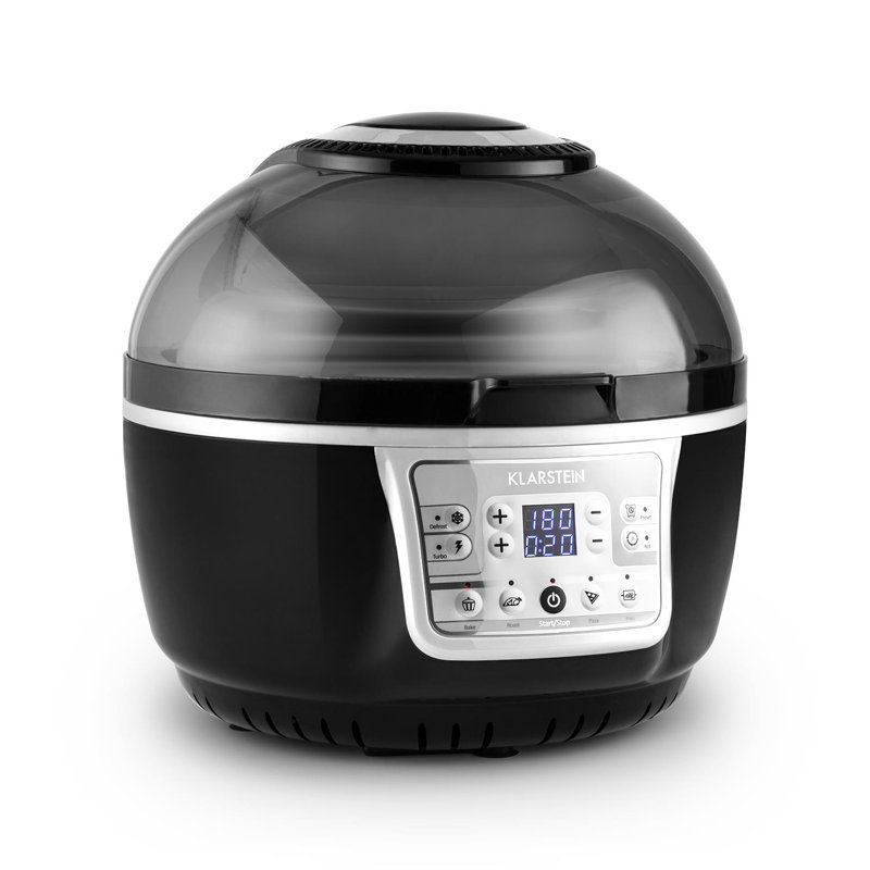 Klarstein VitAir 1L Air Fryer, Grey/Black