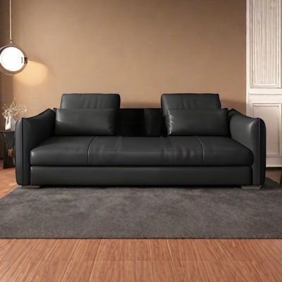 Canapé droit de salon italien minimaliste