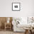 Americanflat 16x16 Picture Frame - Use as 5x7 Frame with Mat or 16x16 Frame Without Mat - Thin Photo Frame with Shatter-Resistant Glass - Black-114728549