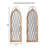 48"H Cathedral-Style Diamond Shaped Beveled Glass Window Panel