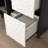 Modern Coffee Bar Cabinet With Black Base And Red Doors For Dining Area Sideboard Buffet Body Kitchen, Room-1206632239