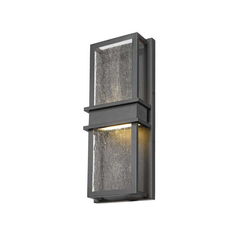 Plafonnier encastré d'extérieur 2 lumières Alresford, H 18 po x l 7 po x P 3,25 po