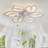 26" 7 - Blade Modern Indoor Dimmable LED Ceiling Fan with Light, Can Remote or APP-232329815