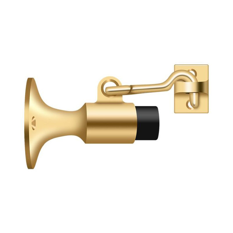 Door Stop, PVD Polished Brass