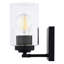 Luminaire de meuble-lavabo de salle de bain transitionnel Hitchin, abat-jour cylindrique, à intensité variable, compatible avec DEL, applique murale réversible sur miroir en acier-1839111525-1839111530-1839111528