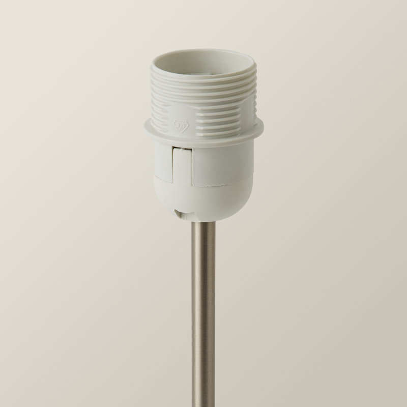 Bekbele Table Lamp Base, Satin Nickel, 33" H x 13" W x 13" D