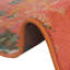 Tapis orange à motif abstrait Haneefa-29671691