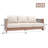 Outdoor Patio Sofa With Cushions