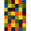 Telemanus Chequered Shag Indoor / Outdoor Area Rug-648362696