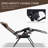 Zero Gravity Chair Set With Side Table, Folding Reclining Chair With Cupholders & Pillows, Adjustable Lounge Chair For Pool, Backyard, Lawn, Beach, Brown-1686830421