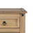 Deaver 3 Drawer Bedside Table, side table, end table, solid pine antique wax finish, Corona design.
