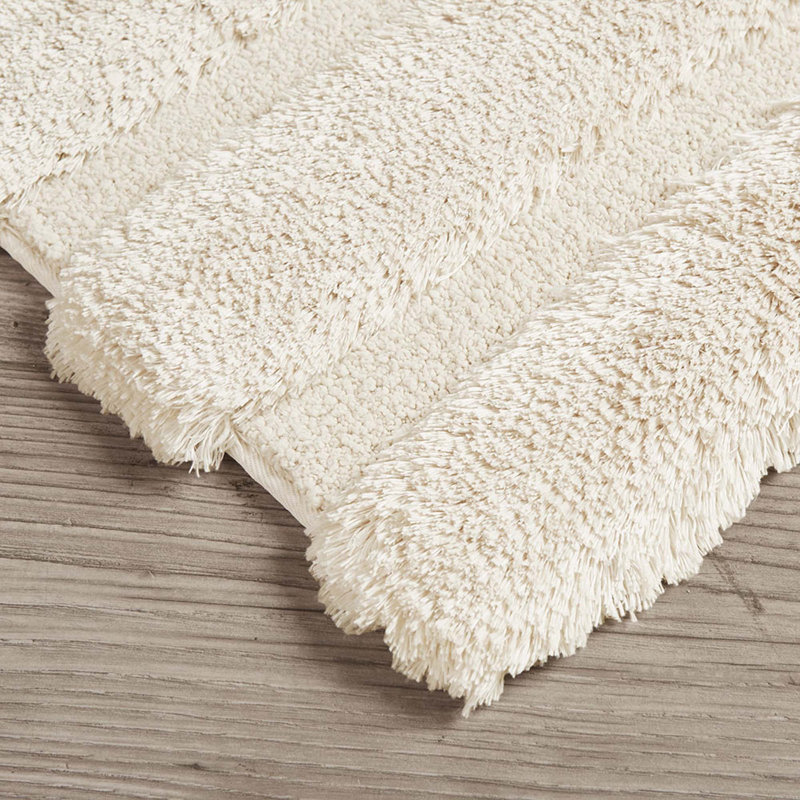 Tapis de salle de bain moderne absorbant et antidérapant, L 58 po x l 24 po