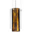 Luminaire suspendu cylindrique à 1 lumière Andelynn Matriz