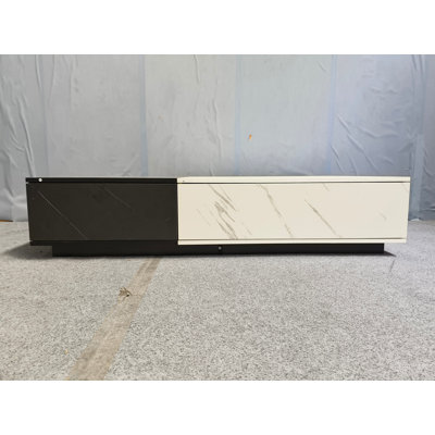 Buffet avec 3 tiroirs et casier de porte en verre