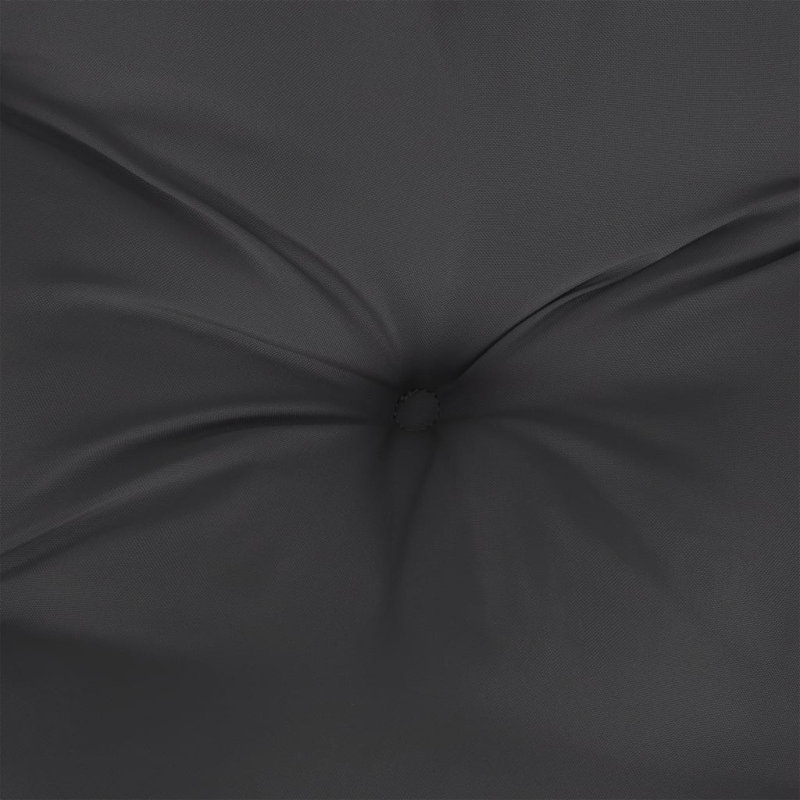 Coussin de banc en tissu Oxford, Noir, H 2,8 po x l 78,7 po x P 19,7 po