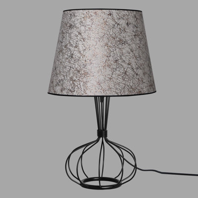 Lampe de table noire 21,65 "Damond