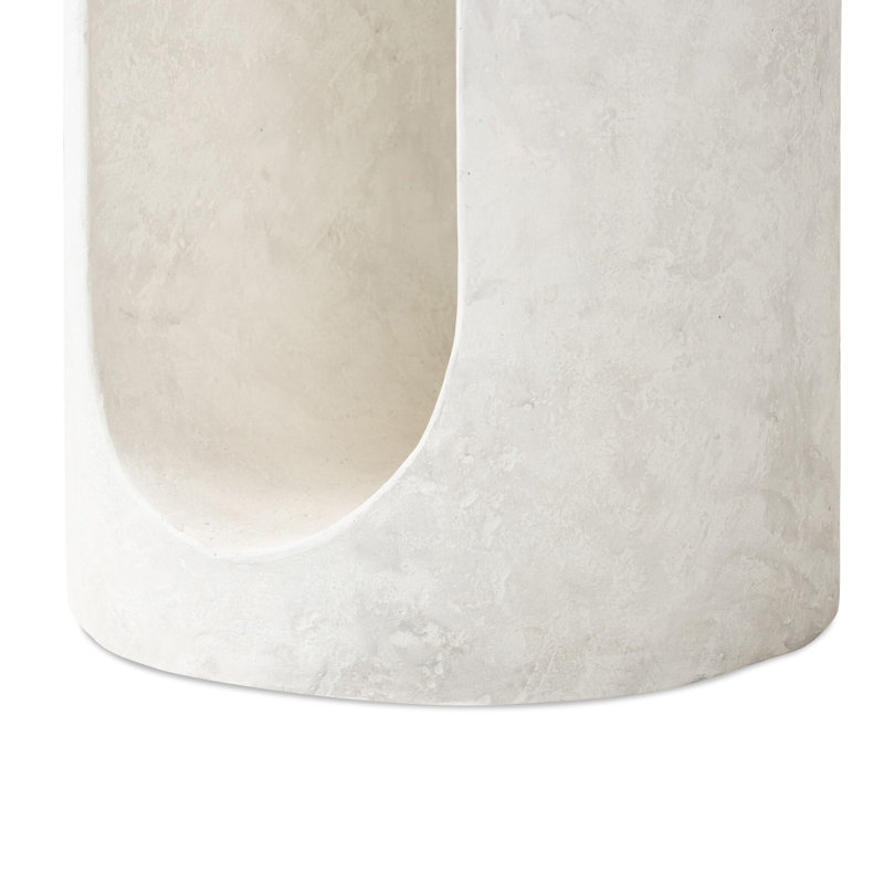 Samson End Table, White