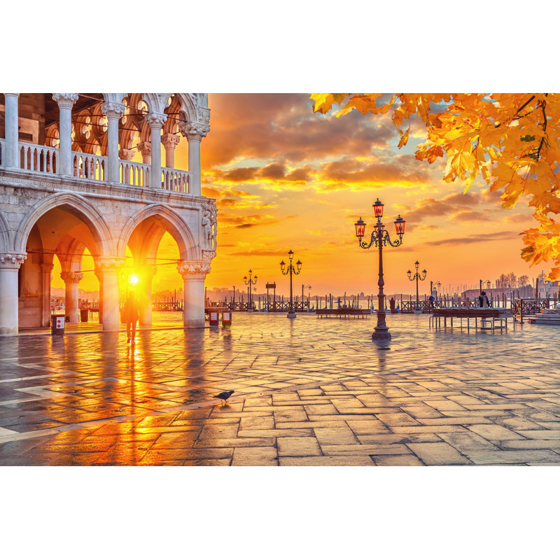 Sunrise In Venice by Sborisov - Wrapped Canvas Print, 51cm H x 76cm W x 3.8cm D