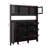 Multifunctional Shoe Cabinet With Storage Shelf & 6 Flip Drawers, Modern Large Hall Tree With Tempered Glass Doors, 4 Hooks-451406413