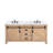 Misner 72 " W Freestanding Standard Free Standing Single Double Vanity Bathroom Vanity With Granite Top-597883854