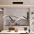 2 - Light Black LED Dimmable Kitchen Island Pendant with Remote & App Control