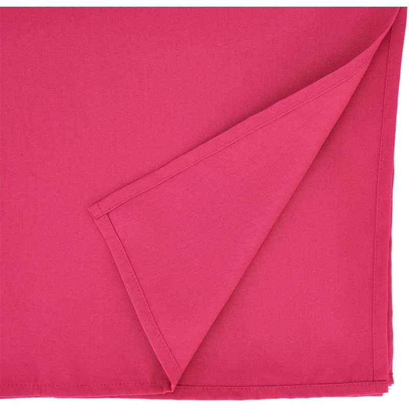 Daisylynn Rectangular Polyester Tablecloth, 120" L x 65" W, Fuchsia