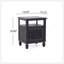 Table de chevet rembourrée en polyester durable avec lit gigogne escamotable, parfaite pour les espaces compacts et les lits d'appoint