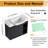 Marnar 28'' Single Bathroom Vanity Set With Ceramic Vanity Top, Wall-Mounted Single Bathroom Vanity With Ceramic Sink-1419502051-1419502055
