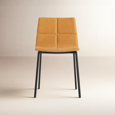 Between Us Genuine Leather Side Chair