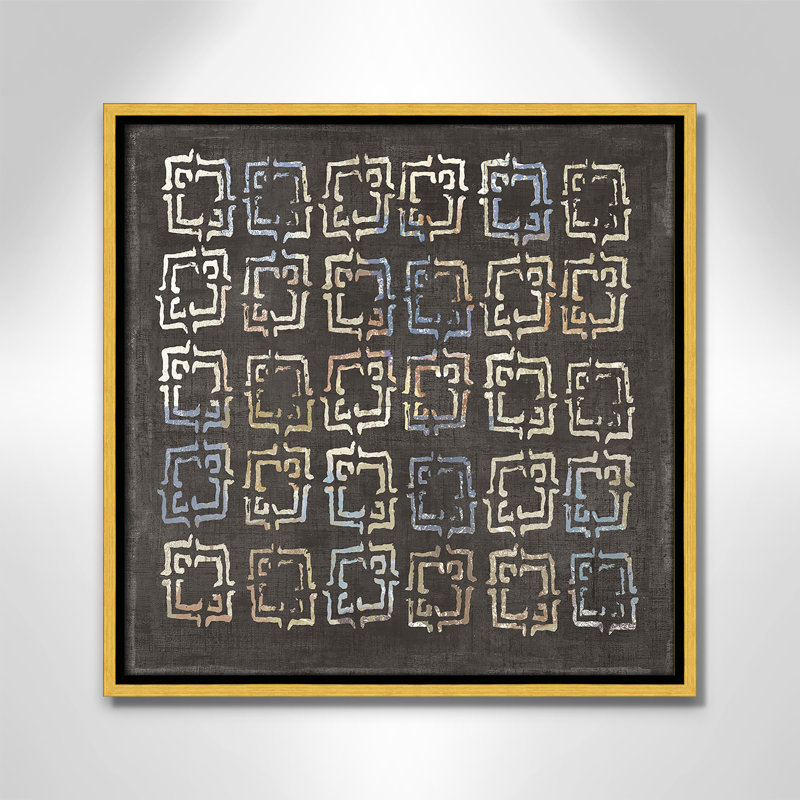 «Golden Folklore II» par Aimee Wilson, H 17,5 po x l 17,5 po, Or