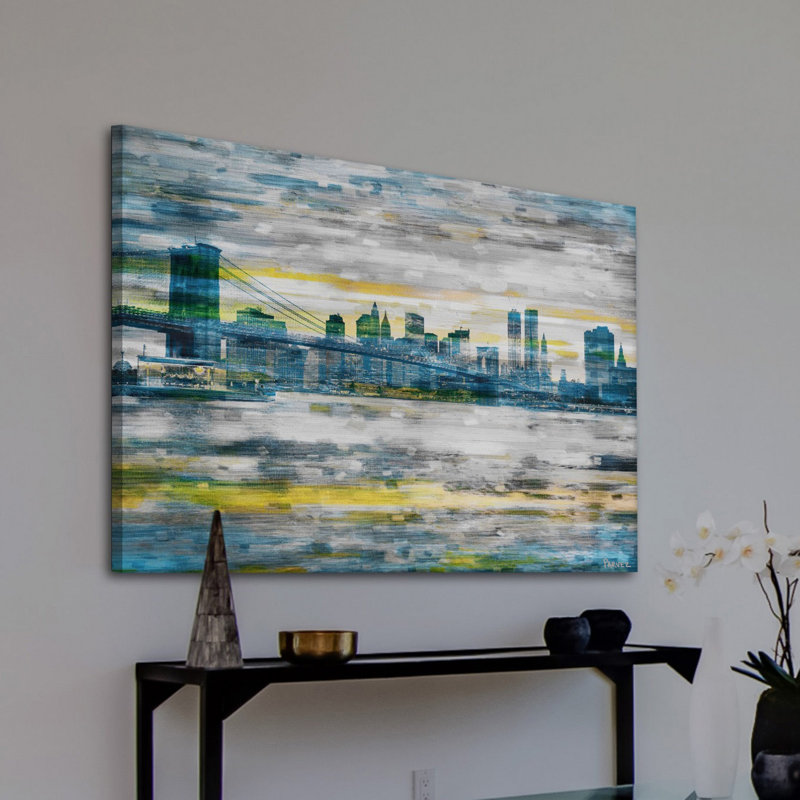 " Bridge Span " Painting Print, 20" H x 30" W x 1.5" D