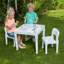 Youngs Kids 3 Piece Square Interactive Table and Chair Set-66657036