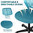 Rubin Mid Back Armless Office Chair-2074619248