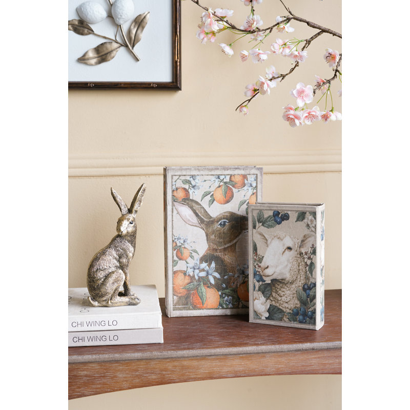 Ensemble de faux livres Rabbit & Sheep